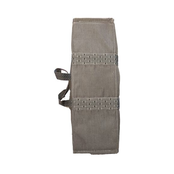 Hermès Herline Tote GM Gray Canvas Bag with Dual Zipper Pulls & Lock Option - Picture 13 of 16